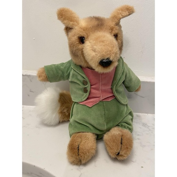 Vtg. Eden Toys Foxy Whiskered‎ Gentleman Beatrix Potter Plush Animal Mr. Tod Fox - Picture 1 of 9